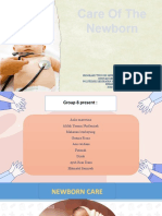 Ppt Fix Care of Newborn