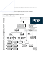 Actuator Selection Procedure: M /A S G