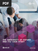 The University of Oxford and Itil Case Study