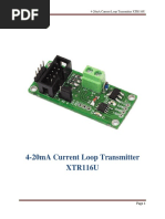 4-20ma Loop Current Transmitter XTR116U