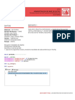 CONFIGURACIÓN DE BASE DE DATOS SQL