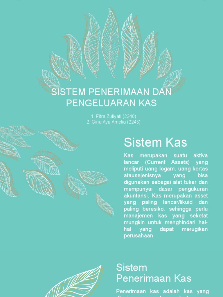 Sistem Penerimaan Dan Pengeluaran Kas | PDF