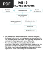 IAS 19 Employee Benefits Student