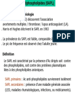 Le Syndrome Des Antiphospholipides (SAPL)