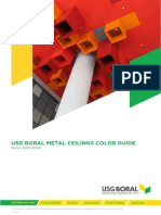 Usg Boral Metal Ceilings Color Guide: Series 2000-5000