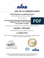 Certificate of Accreditation: ISO/IEC 17025:2017