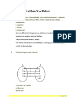 Latihan Soal RELASI