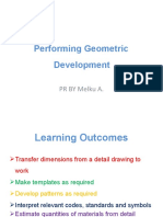 Performing Geometric Development: PR BY Melku A