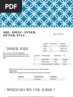 Sql-Joins: Inner, Outer, Full: Session 6 (Week 4)