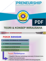 K03 - Teori Dan Konsep Wirausaha