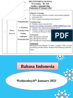 Bahasa Indonesia Wednesday, 6th of January 2021