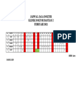 Jadwal Jaga Dokter Klinik Doktor Bastian2 Februari