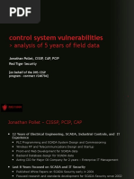 Presentation, Part 1 - SCADA-DCS Control Systems Vulnerability