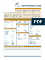 Transtibial Prosthetic Order Form