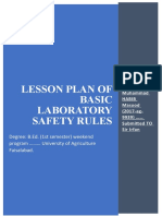 2017-Ag-9939 (Lesson Plan of Basic Laboratory Safety Rules)