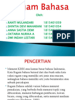 Ragam Bahasa Indonesia