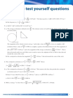 Answers To Test Yourself Questions: Topic 6