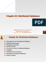 Chapter 22: Distributed Databases