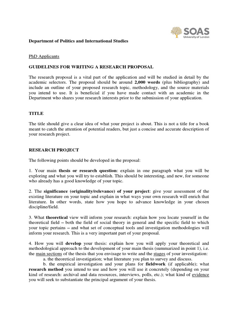 Department of Politics and International Studies | PDF | Thesis ...