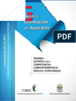 Guia de Orientacion Al Aspirante - Pruebas Catastro Distrital