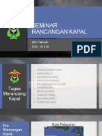 RANCANGAN KAPAL SEMINAR