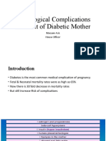 Neurological Complications in Infant of Diabetic Mother