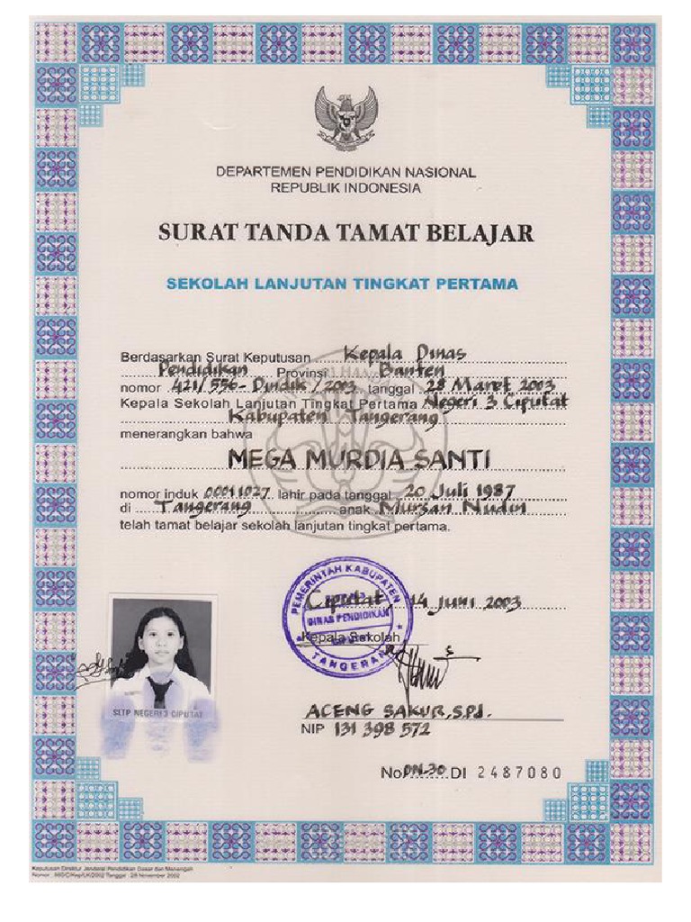 STTB SMP Mega | PDF