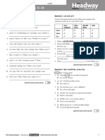 Progress Test 3 Units 11-14: Exercise 1 Word Order Exercise 2 Can and Can't