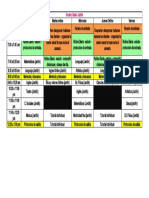 Horario Grado Jardín Semanal