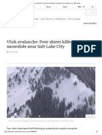 Utah avalanche_ Four skiers killed after snowslide near Salt Lake City - BBC News