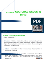 Cross-Cultural Issues in Ihrm