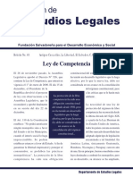 Comentarios de FUSADES Sobre La Ley de Competencia de El Salvador