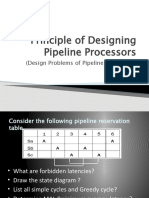 Principle of Designing Pipeline Processors