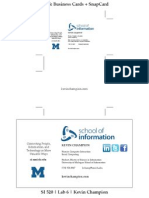 Lab 6 - Business Card and SnapCard