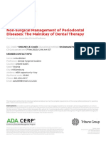 Ce Certificate - Non-Surgical-Management-Of-Periodontal-Diseases-The-Mainstay-Of-Dental-Therapy - Adacerp