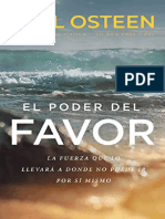 The Power of Favor Study Guide by Joel Osteen-Spanish