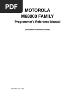 Motorola 68K Programmer's Manual