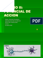 Nervio Ii: Potencial de Accion: Prof. Oscar Polanco Escuela Cs de La Salud Dpto de Fisiologia U.D.O. CD Bolivar
