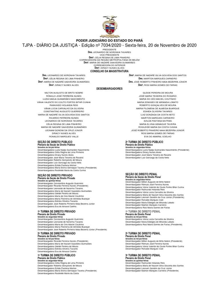 DJ7034 2020-Disponibilizado | PDF | Jurisdição | Política