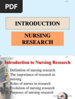 Introduction To Nursing Research