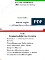 19MMT506A - Services Marketing - Unit1