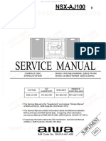 Service Manual: NSX-AJ100