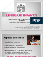 Lenguaje infantil y neuropsicología