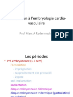 Cours Embryo Cardio Vasc