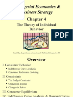 Managerial Economics & Business Strategy: The Theory of Individual Behavior