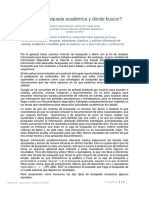 Qué Es La Búsqueda Académica y Dónde Buscar