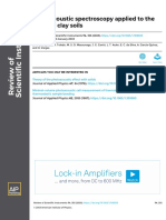 2003 - Photoacoustic spectroscopy applied to the study of clay soils