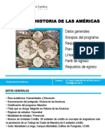 Historia de Las Americas Nuevo Plan de Estudios