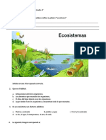 Ecosistema hábitat factores abióticos cadena alimentaria relaciones biológicas evaluación grado 4