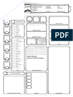 Thoth's Apprentice - Character Sheet